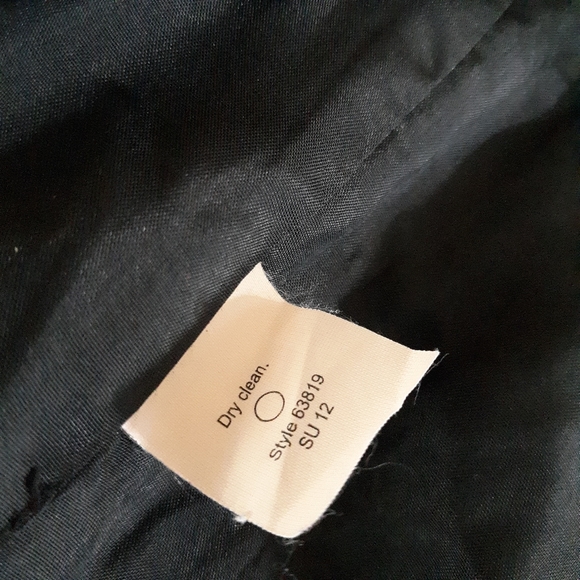 J. Crew Dress Sz 8 Black Cap Sleeve - Picture 9 of 11